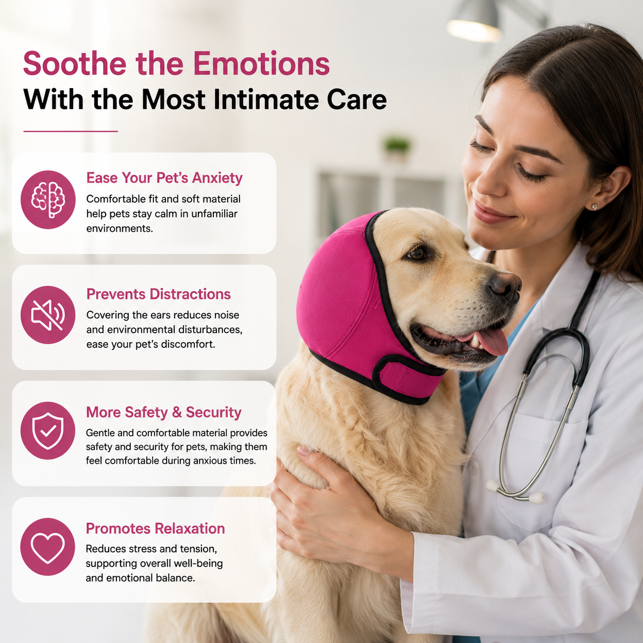 CalmCover Pet Ear Protector