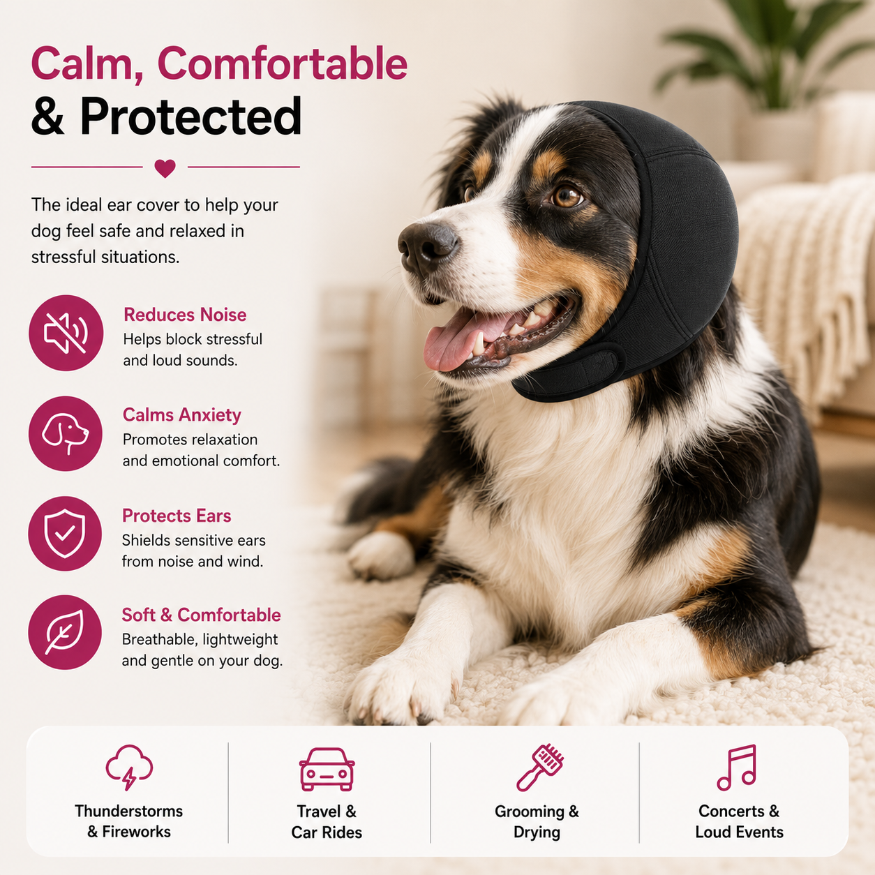 CalmCover Pet Ear Protector
