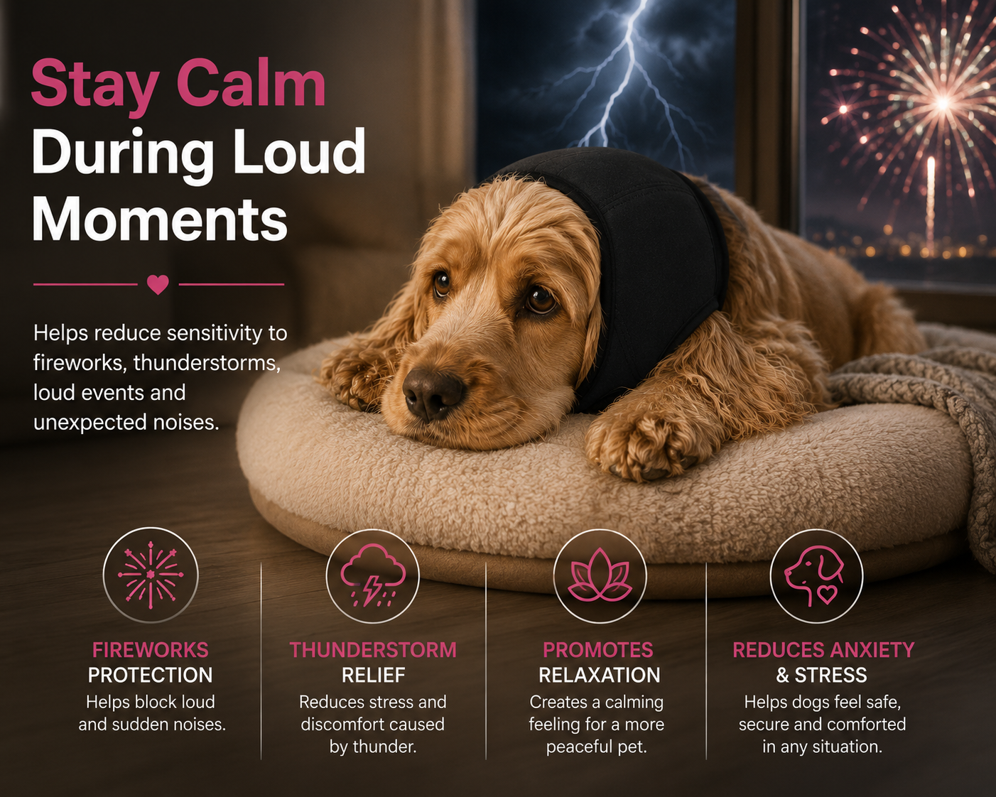 CalmCover Pet Ear Protector