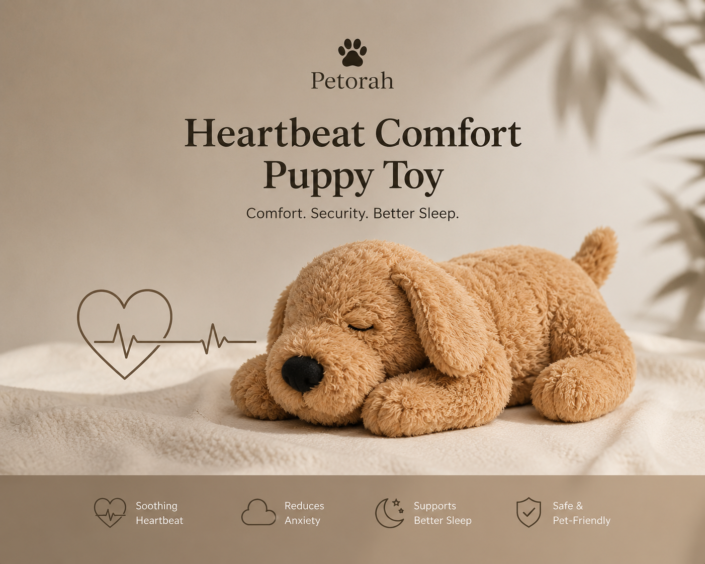 Heartbeat Comfort Pet Toy