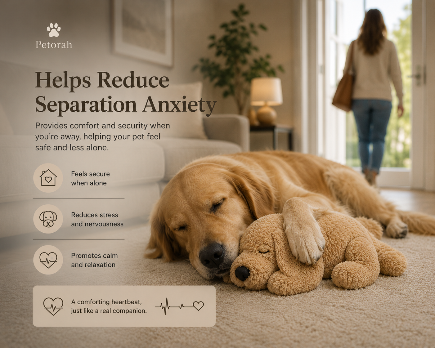 Heartbeat Comfort Pet Toy