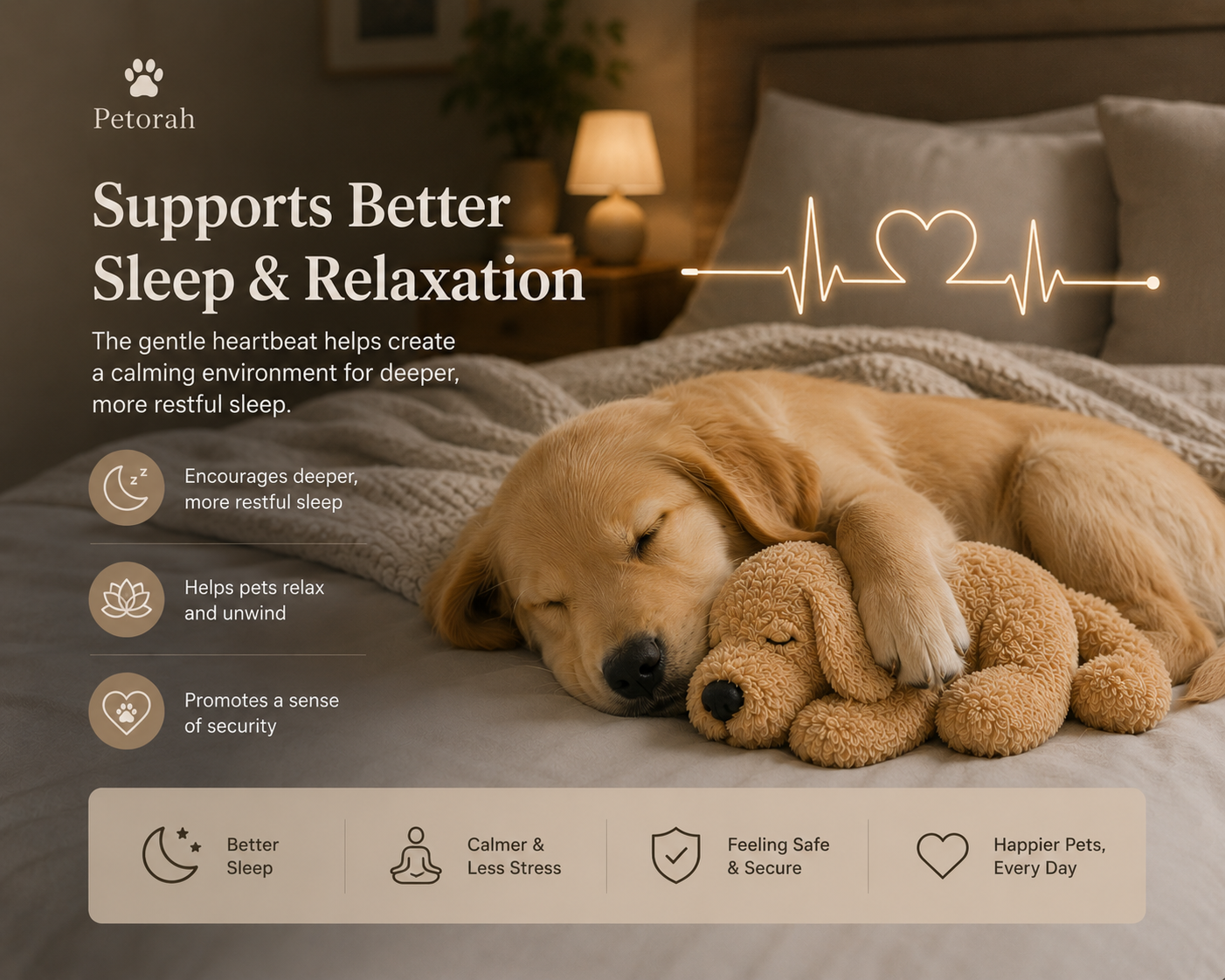 Heartbeat Comfort Pet Toy