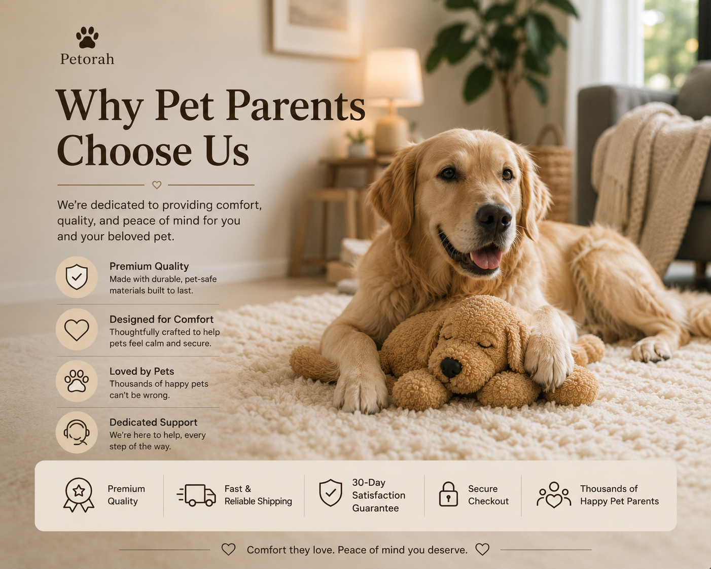 Heartbeat Comfort Pet Toy